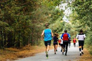 Allenamento corsa outdoor